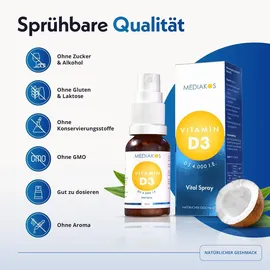 Vitamin D3 4000 I.E. Mediakos Vital Spray