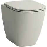 Laufen LUA Stand-Tiefspül-WC mit WC-Sitz Pergamon