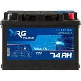 NRG Premium Autobatterie 12V 74Ah ersetzt 68AH 70AH 72AH 75AH 77AH 80AH