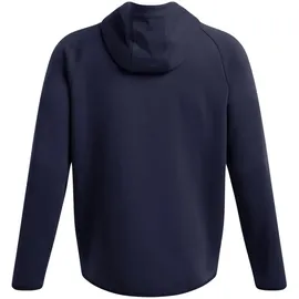 Under Armour Unstoppable Flc Kapuzenjacke Herren Midnight Navy/Schwarz L