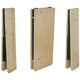 vidaXL Biertisch mit 2 Bänken Klappbar 220 cm Tannenholz