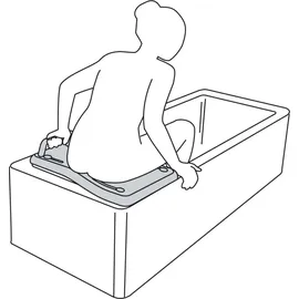 ETAC Badewannenbrett Fresh 69 cm Badewannensitz weiß