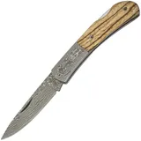 HALLER Damast-Taschenmesser Braun