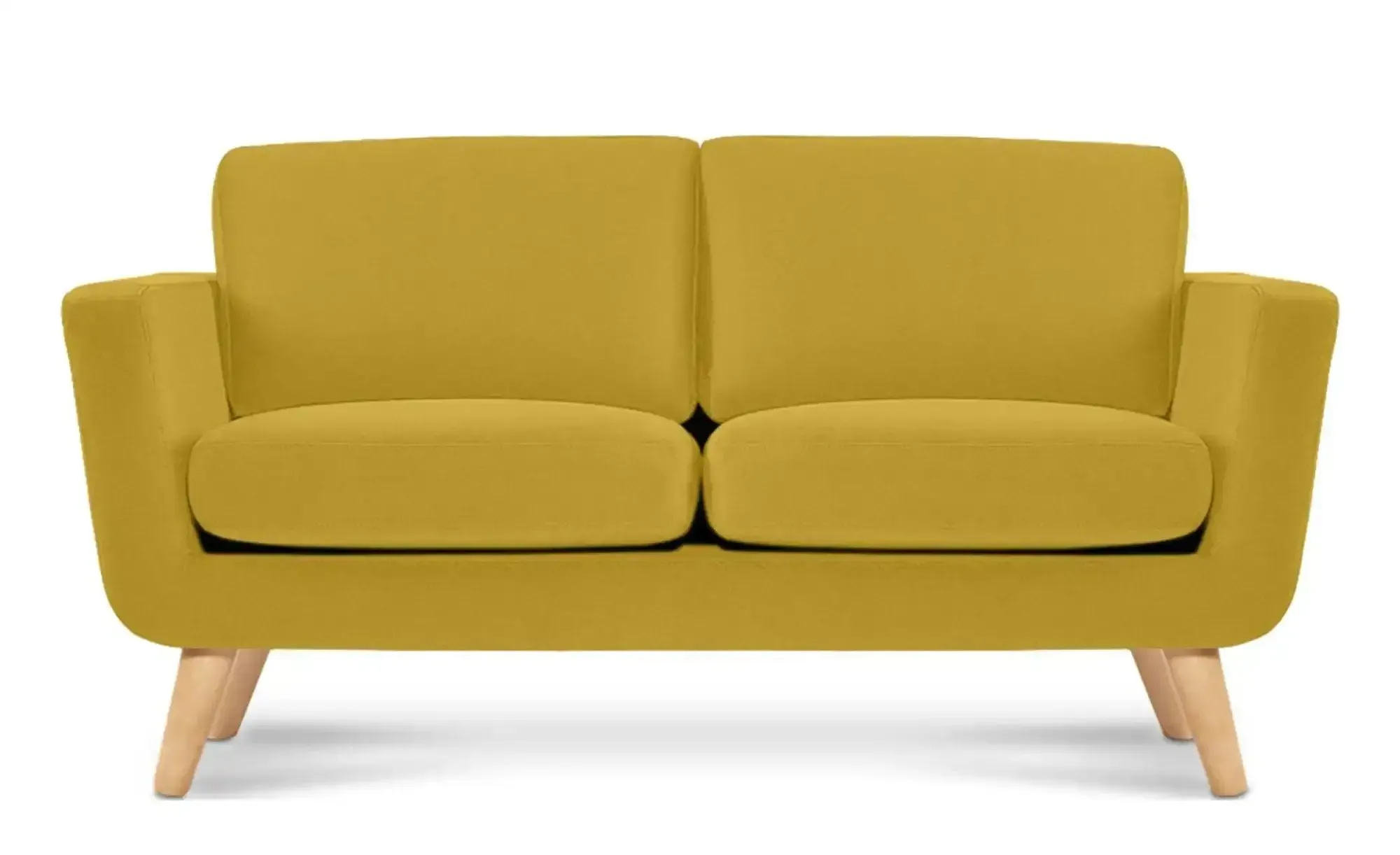 KONSIMO Einzelsofa  Tagio ¦ gelb ¦ Maße (cm): B: 154 H: 80