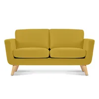 KONSIMO Einzelsofa  Tagio ¦ gelb ¦ Maße (cm): B: 154 H: 80