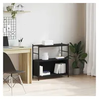 vidaXL Bücherregal 80 x 30 x 78,5 cm Schwarz