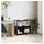 vidaXL Bücherregal 80 x 30 x 78,5 cm Schwarz