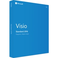 Microsoft Visio 2016 Standard | Windows | 1 PC | ESD
