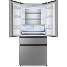 Hisense RF540N4SBI2 French Door (480 l, 1817 mm hoch, Edelstahl)