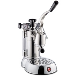 LPLSPL01EU Handhebelmaschine Siebträger Stradivari Lusso Chrom Kunststoffgriffe