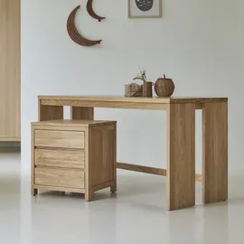 Tikamoon Kinderschreibtisch Eden 160 cm Eiche beige