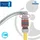 tecuro Adapter für Armaturen M24x1 auf 3/4 Zoll, verchromt