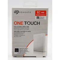 Seagate One Touch SSD 1TB External SSD Portable – Silver, speeds up to 1,030 MB/s, with Android App, 1yr Mylio Create, 4mo Adobe Creative Cloud P...