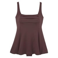 LASCANA Badekleid Damen braun Gr.52 Cup B