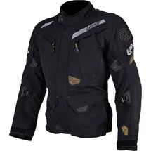 leatt adventure DriTour 7.5 Textiljacke wasserdicht - Schwarz/Grau S