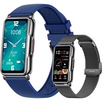 Smartwatch, Smartwatch Damen Herren, 1.47" HD Fitness Tracker Uhren für Android IOS, IP67 Wasserdicht Pulsmesser Schrittzähler Aktivitätstracker