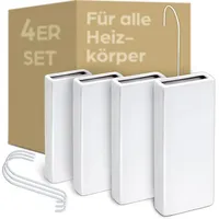 Praknu Luftbefeuchter Heizung Keramik 9 cm weiß/türkis