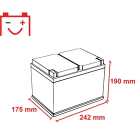 Exide EB621 62Ah 12V