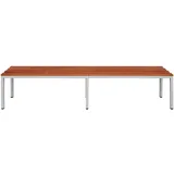 ADB Sitzbank 200 x 42 x 40 cm buche lackiert / anthrazitgrau