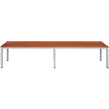 ADB Sitzbank 200 x 42 x 40 cm buche lackiert / anthrazitgrau