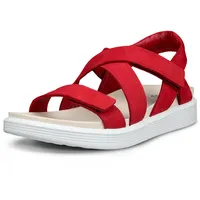 ECCO SOFT SANDAL W CROSS STRAP Damen Rot 37