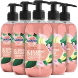 Sagrotan Hygieneseife Belebend und Floral 5 x 300 ml