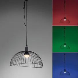 just light. Außen-Deckenleuchte Ø 46 cm schwarz