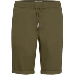 Shorts 11 PROJECT "Shorts PRLinos", Herren, Gr. XL, N-Gr, grün (dusty olive), Obermaterial: 98% Baumwolle CO. 2% Elasthan EL., Hosen Shorts