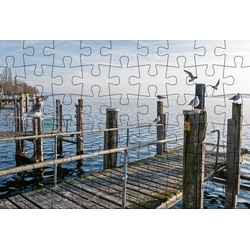 GMEINER Puzzle Puzzle-Postkarte Bodensee 1, Puzzleteile