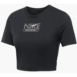 Crop T-Shirt - Damen - schwarz
