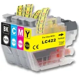 kompatible Ware LC422XL Patronen Kompatibel für Brother LC-422VAL LC422 LC-422XL Druckerpatronen MFC J5340DW MFC J5345DW 4P
