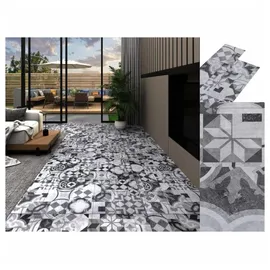 vidaXL PVC-Laminat-Dielen 4,46 m2 3 mm Selbstklebend Grau Muster