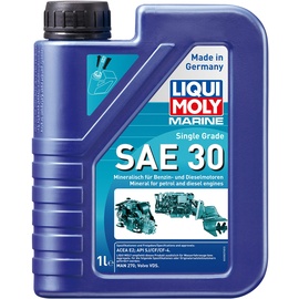 Liqui Moly Marine Single Grade SAE 30 1 L | Boot mineralisches Motoröl | Art.-Nr.: 25065