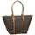 Michael Kors Moore Shopper Kunstleder Brown