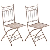 Clp 2er Set Klappstuhl ASINA antik braun
