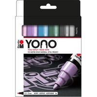 Marabu YONO Acrylmarker Pastell 1.5-3mm sortiert, 6er-Set (1240000004003)