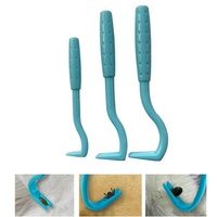 Set Zeckenhaken, 3er Zeckenzange Zeckenentferner Set Tick Remover Tool Zeckenzieher für Hunde, Katzen und Menschen pet Supplies