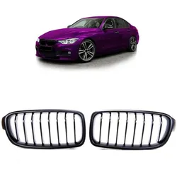 Kühlergrill Sport-Performance komplett Schwarz Matt passt für BMW F30 F31