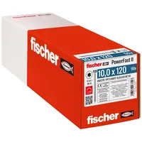 Fischer Holzschraube PowerFast II 10,0x120 6kant TX blvz 50