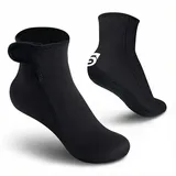 Summshall Neoprensocken Kinder 3mm Warm Halten Neopren Socken Wattsocken Schwimmsocken Strandsocken für Wassersport