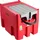 Vevor Dieselkraftstofftank 440 L Rot