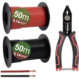 Quadrios 23CW026 Litzensortiment 0.14 mm2 Schwarz, Rot 1 Set