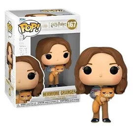 Funko Harry Potter Sammelfigur Hermione Granger mit Crookshanks 9 cm