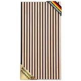 FLOORDIREKT Akustikpaneel in Holzoptik - Ermöglicht eine angenehme Raumakustik - In verschiedenen Farben erhältlich - White Oak - 60 x 60 cm