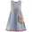 Sommerkleid HAPPY GIRLS Mädchen Gr 116 EURO-Größen dove blau Stoff 100 Baumwolle normal Kleider Sommerkleid