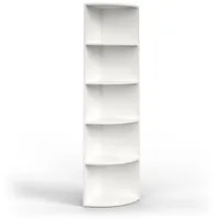 Vicco Wandregal Ecki 40 x 40 x 180 cm Weiß