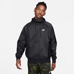 NIKE Herren Unterjacke M NSW SPE WVN LND WR HD JKT, BLACK/WHITE, M
