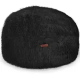 Green Bean Pouf Sitzsack-Hocker Polyester 45 x 25 x 45 cm Schwarz