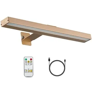 VIGMOJ Bilderleuchte LED Batteriebetriebene LED Wandleuchte mit Fernbedienung,16 Zoll Akku Wandleuchte Innen,Wiederaufladbare Bilderlampe mit 3 Beleuchtungsmodi für Kunst Arbeit