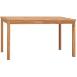 vidaXL Garten-Esstisch 140 x 80 x 77 cm natur